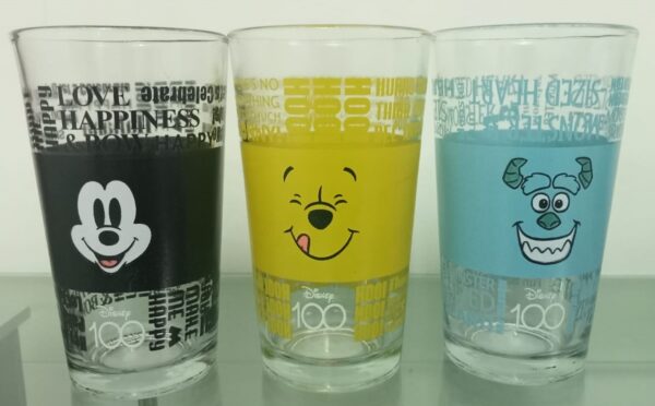 6 vasos de 100 años Disney, 480 ml cada uno - Image 3