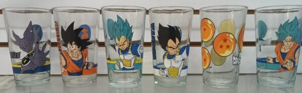 6 vasos de Dragon Ball, 480 ml cada uno