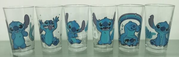 6 vasos de Lilo & Stich, 480 ml cada uno