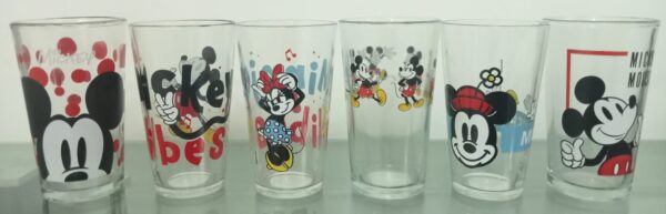 6 vasos de Mickey & Mimi colores, 480 ml cada uno